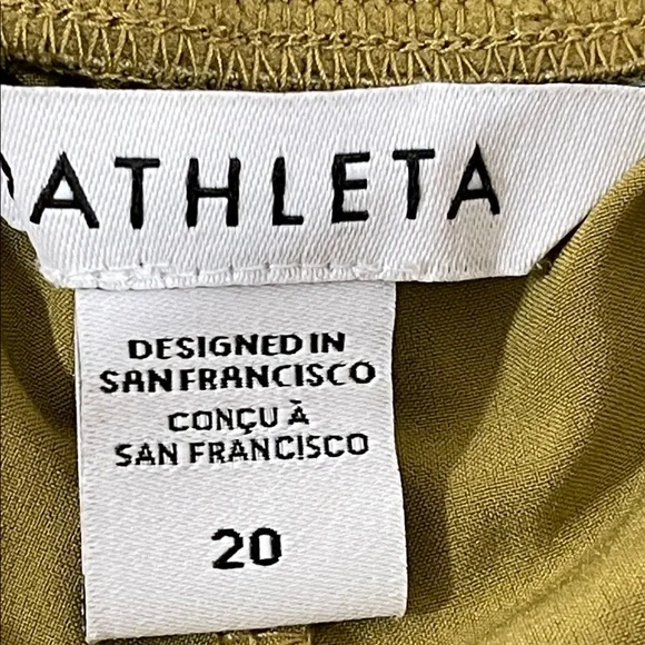 ATHLETA Vienna Slim Split Hem Lightweight Stretch Travel Pants Size 20 NEW - Picture 11 of 16